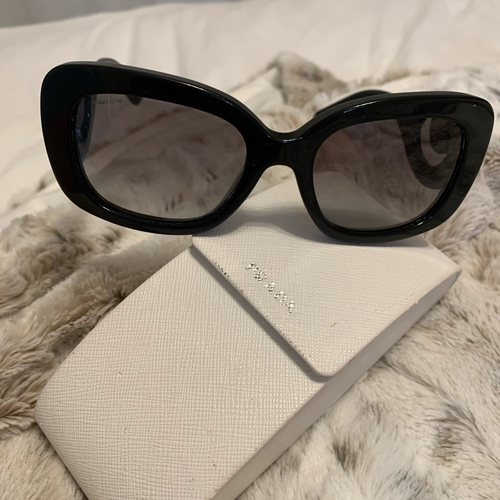 Prada rare black sunglasses